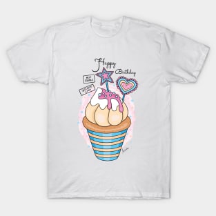 Funny Happy Birthday Card Not Edible T-Shirt